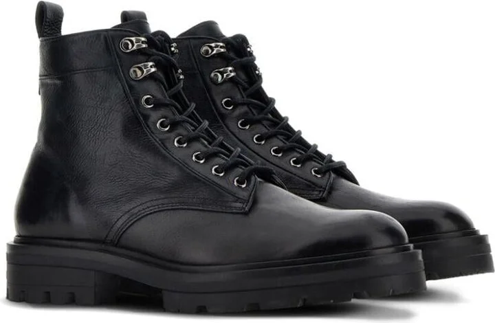Hogan H673 Combact Boots Shoes - Image 5