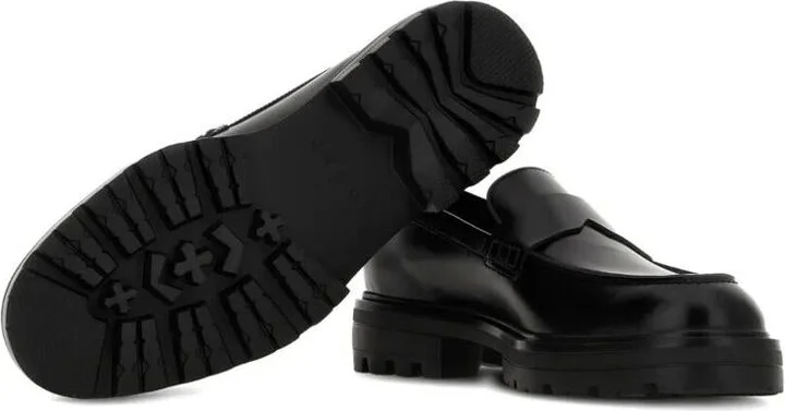Hogan H673 Leather Loafers Shoes - Image 4