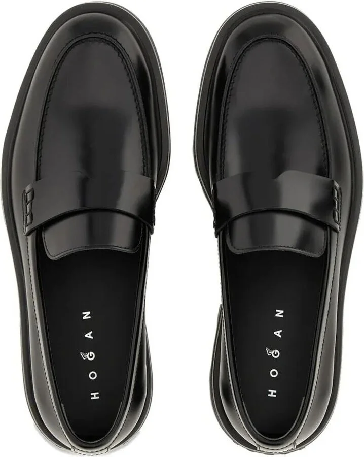 Hogan H673 Leather Loafers Shoes - Image 5