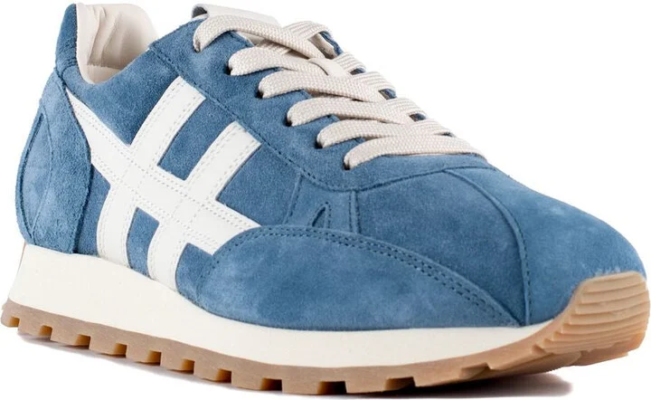 Hogan 'H673' Light Blue Leather Sneakers - Image 8