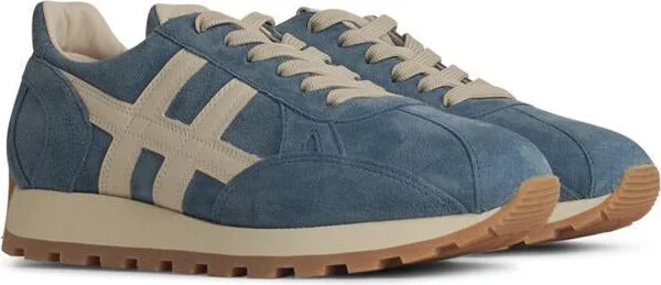 Hogan 'H673' Light Blue Leather Sneakers - Image 2