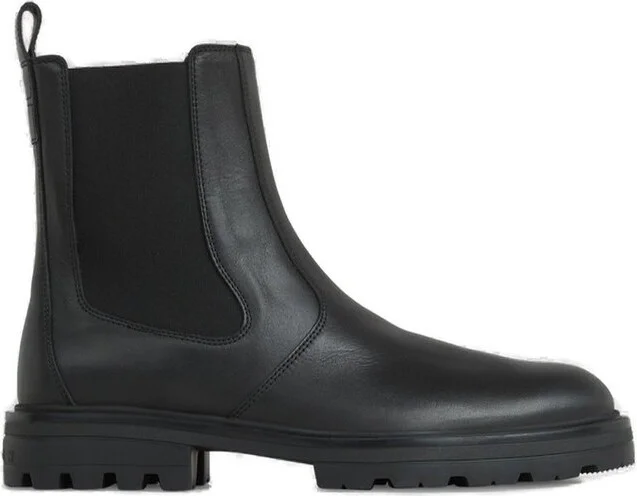 Hogan H673 Round-Toe Chelsea Boots