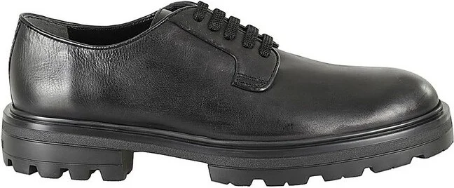 Hogan H673 Round-Toe Derby Lace-Up Shoes