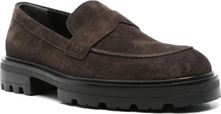 Hogan H673 Suede Loafers Shoes - Image 2