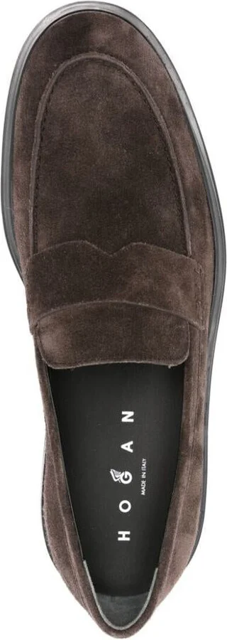 Hogan H673 Suede Loafers Shoes - Image 3
