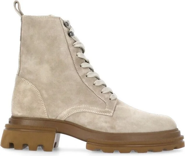 Hogan H674 Lace-Up Combat Boots