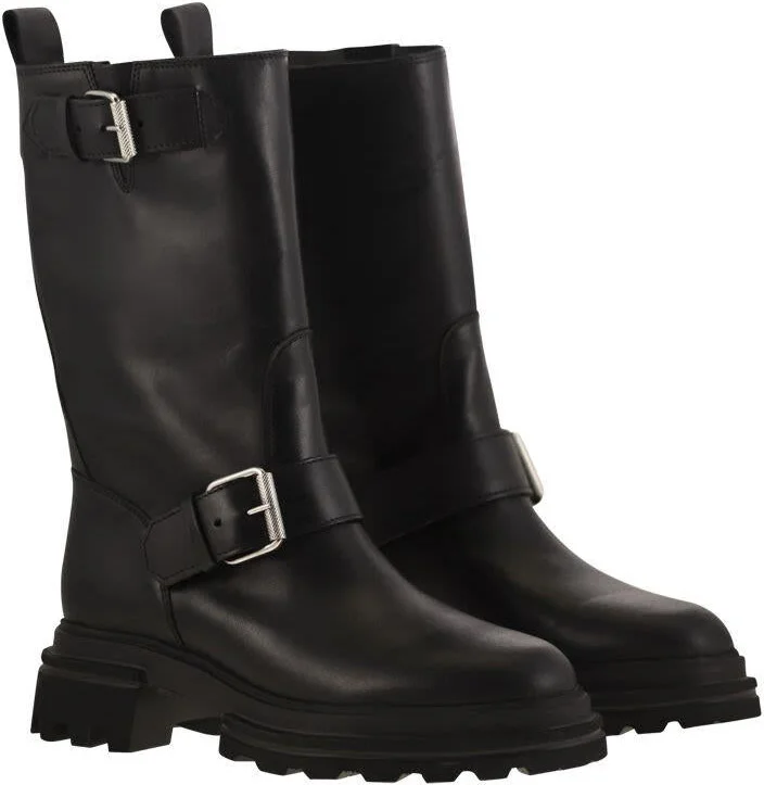 Hogan H674 - Leather Biker - Image 4
