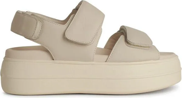 Hogan 'H680' Black Leather Sandals