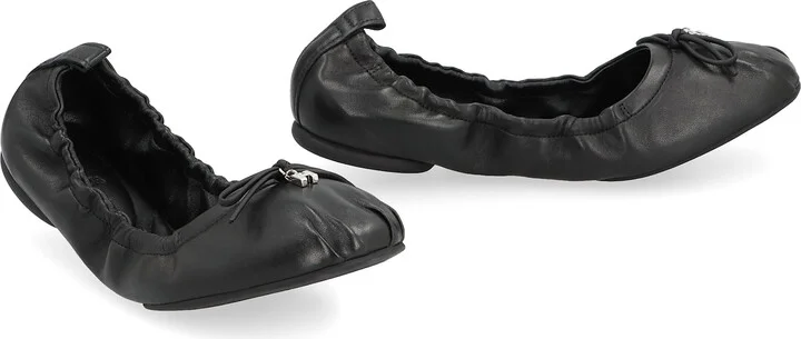 Hogan H684 Leather Ballet Flats - Image 3