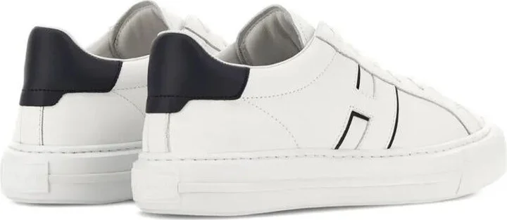 Hogan H691 Smooth Leather Sneakers Shoes - Image 3