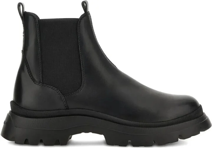 Hogan H692 Leather Chelsea Boots Shoes