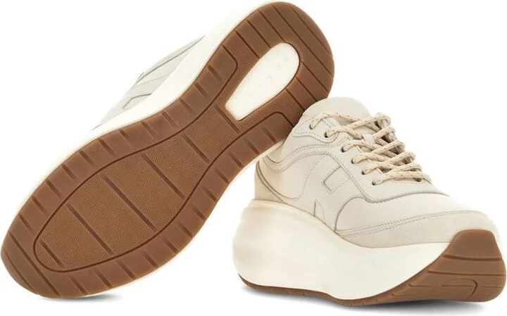 Hogan H696 Leather Sneakers - Image 5