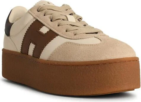 Hogan 'H698' White Leather Sneakers - Image 2