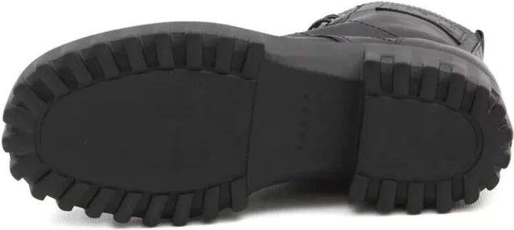 Hogan H700 Chunky Biker Boots In Leather Shoes - Image 3