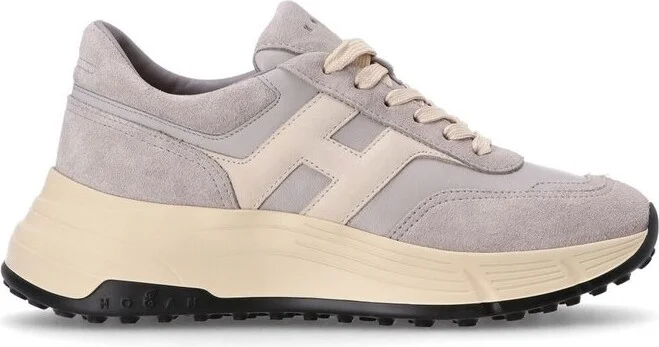 Hogan Hi-Fi Panelled Lace-Up Sneakers