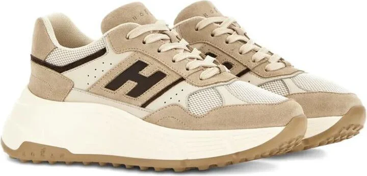 Hogan Hi-Fi Suede And Mesh Sneakers Shoes - Image 2