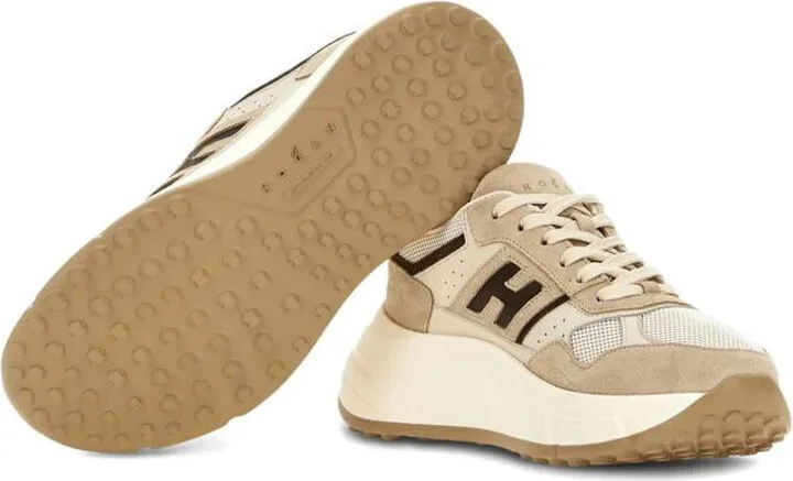 Hogan Hi-Fi Suede And Mesh Sneakers Shoes - Image 4