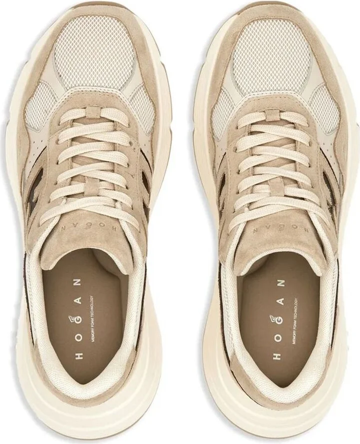Hogan Hi-Fi Suede And Mesh Sneakers Shoes - Image 5
