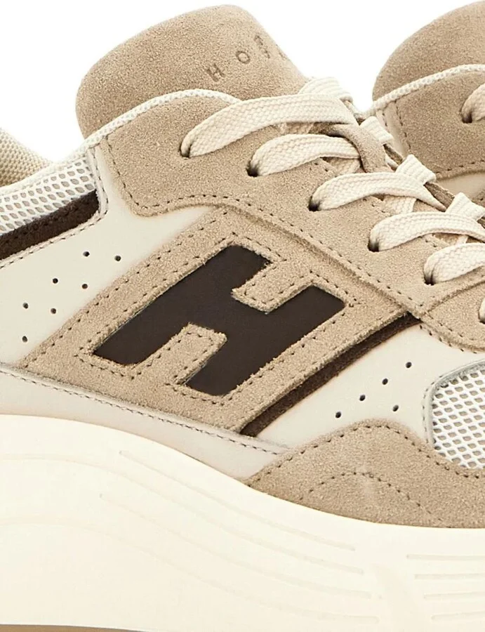 Hogan Hi-Fi Suede And Mesh Sneakers Shoes - Image 6