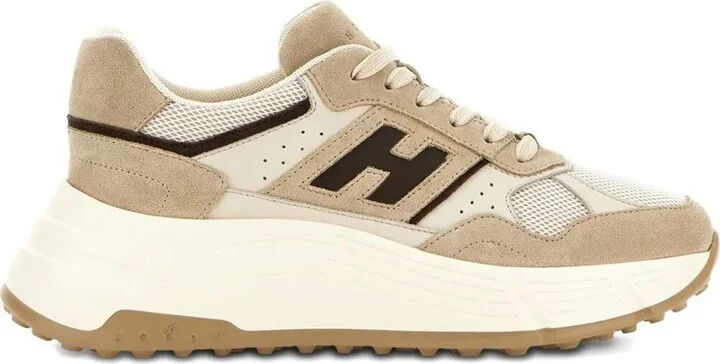 Hogan Hi-Fi Suede And Mesh Sneakers Shoes