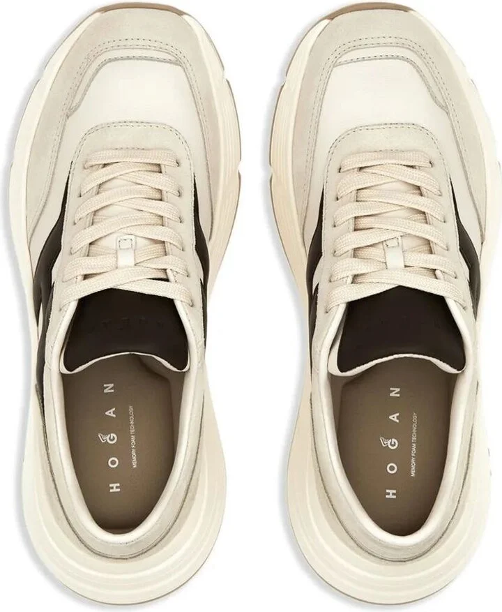 Hogan Hi-Fi Suede And Nappa Leather Sneakers Shoes - Image 6