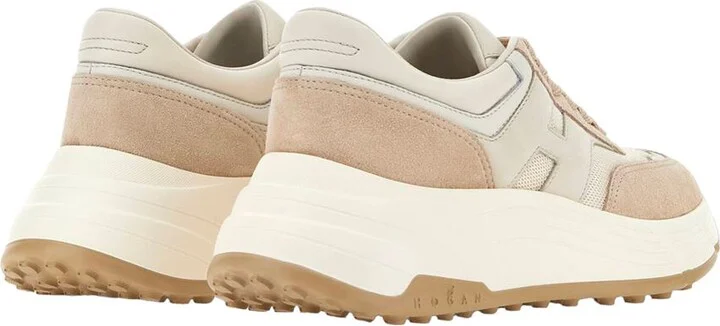 Hogan Hi-Fi Suede And Technical Fabric Sneakers Shoes - Image 3