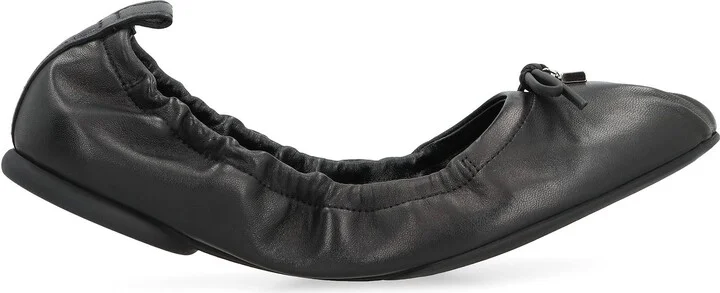 Hogan Hogan H684 Leather Ballet Flats - Image 2