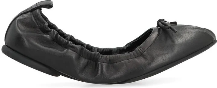 Hogan Hogan H684 Leather Ballet Flats