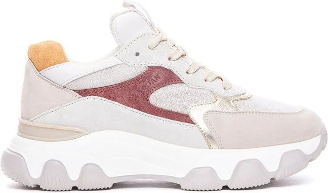 Hogan Hyperactive Panelled Lace-Up Sneakers
