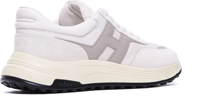 Hogan 'Hyperlight' Beige Leather Blend Sneakers - Image 5
