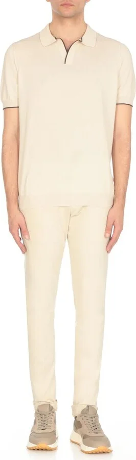 Hogan 'Hyperlight' Beige Leather Sneakers - Image 5