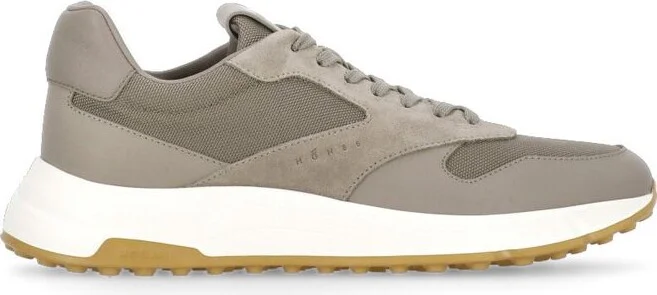Hogan 'Hyperlight' Beige Leather Sneakers