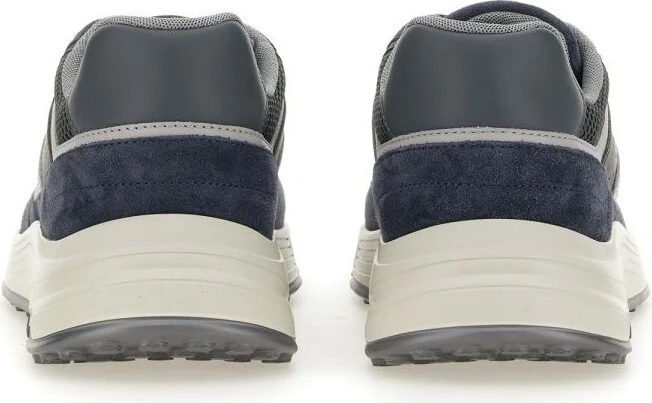 Hogan 'Hyperlight' Blue Leather Blend Sneakers - Image 10