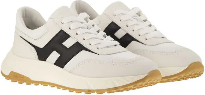Hogan Hyperlight - Leather Sneakers With Side H - Image 4