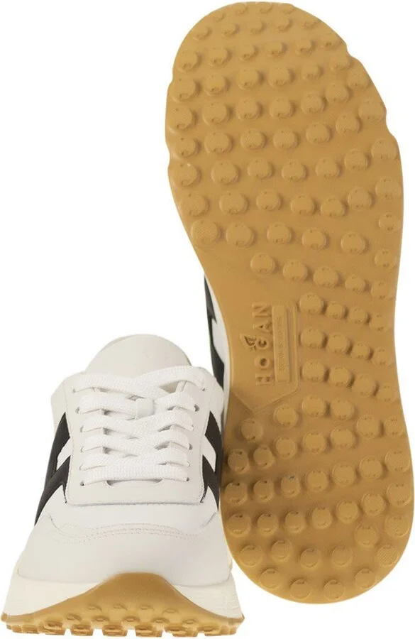 Hogan Hyperlight - Leather Sneakers With Side H - Image 5