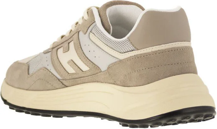 Hogan Hyperlight - Suede And Canvas Sneakers - Image 3