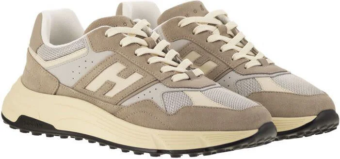 Hogan Hyperlight - Suede And Canvas Sneakers - Image 4