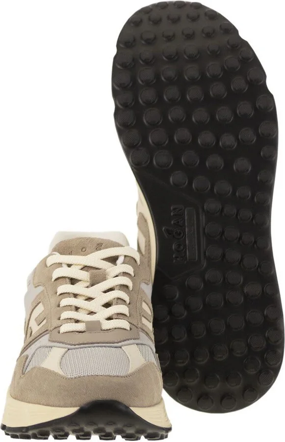 Hogan Hyperlight - Suede And Canvas Sneakers - Image 5