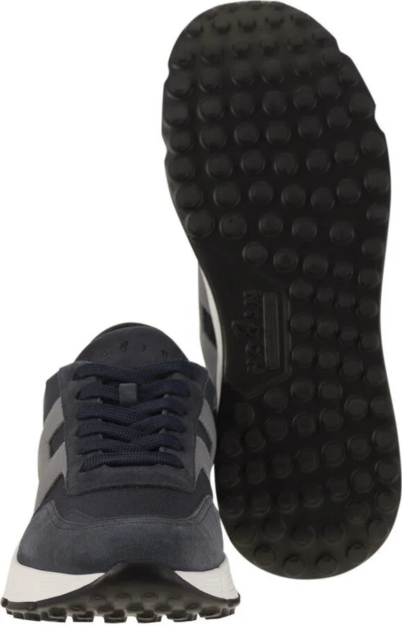 Hogan Hyperlight - Suede And Canvas Sneakers - Image 5