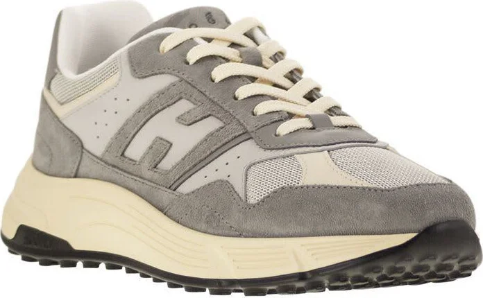 Hogan Hyperlight - Suede And Canvas Sneakers - Image 2