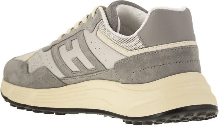 Hogan Hyperlight - Suede And Canvas Sneakers - Image 3