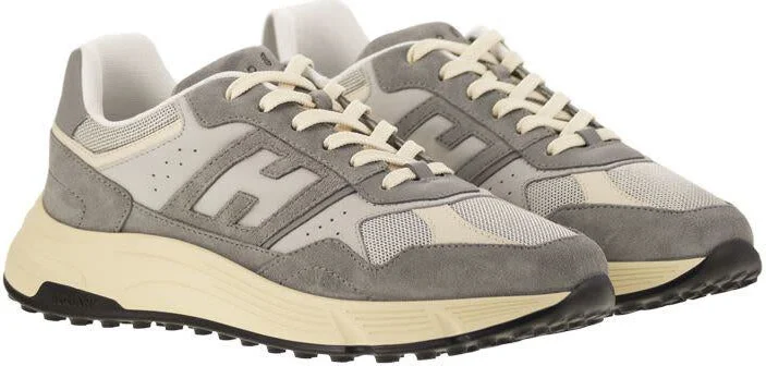 Hogan Hyperlight - Suede And Canvas Sneakers - Image 4