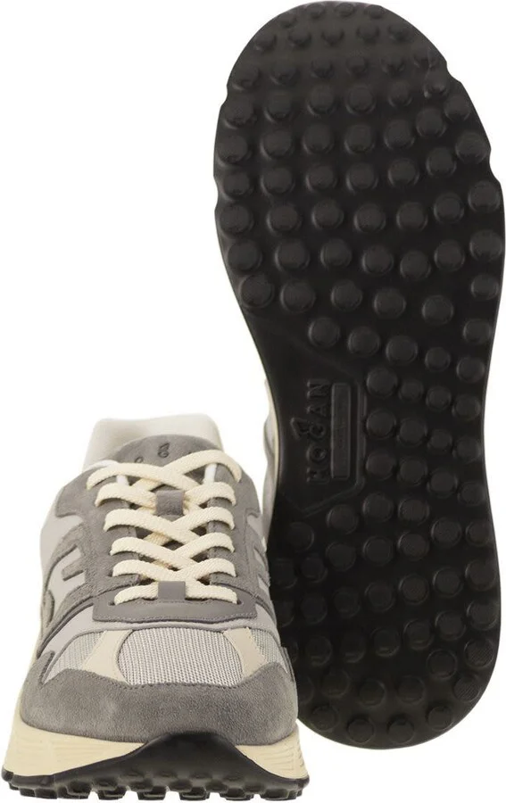 Hogan Hyperlight - Suede And Canvas Sneakers - Image 5