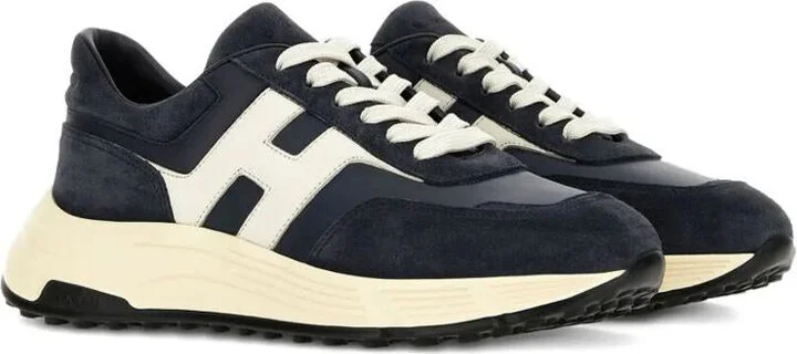 Hogan Hyperlight Suede And Nappa Leather Sneakers Shoes - Image 2