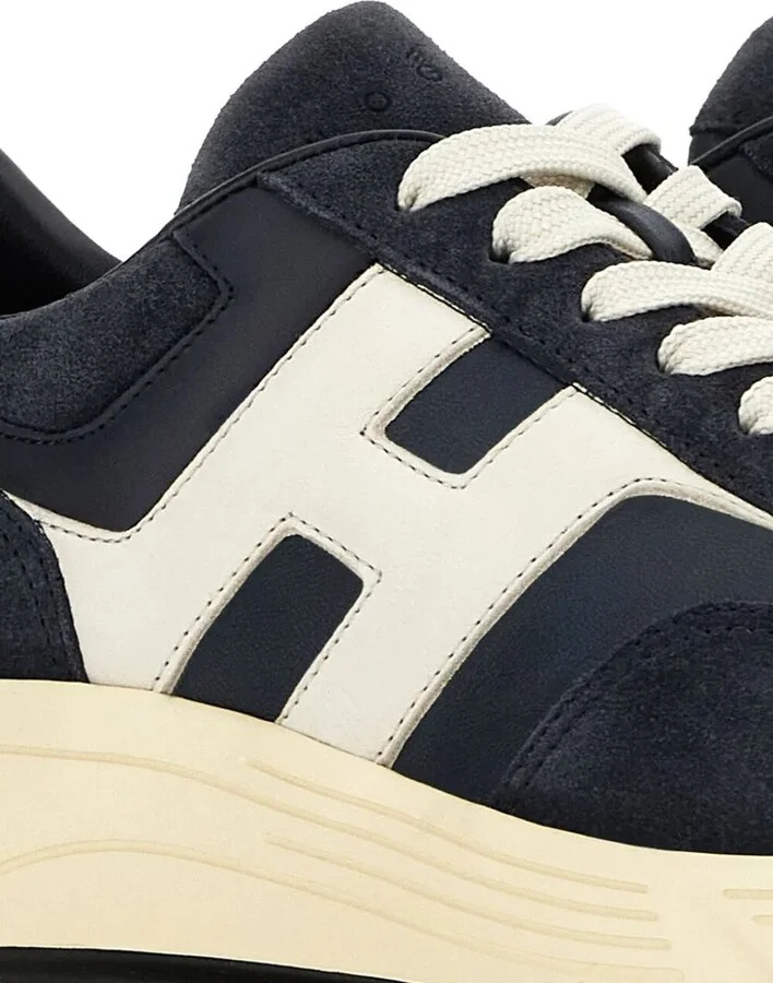 Hogan Hyperlight Suede And Nappa Leather Sneakers Shoes - Image 6