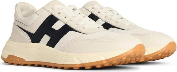 Hogan 'Hyperlight' White Leather Sneakers - Image 2