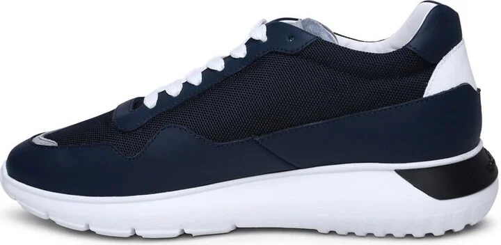 Hogan Interactive 3 Blue Leather Blend Sneakers - Image 3