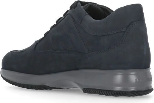Hogan 'Interactive' Blue Nubuck Leather Sneakers - Image 3