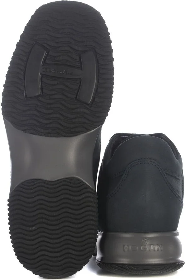 Hogan 'Interactive' Blue Nubuck Leather Sneakers - Image 5