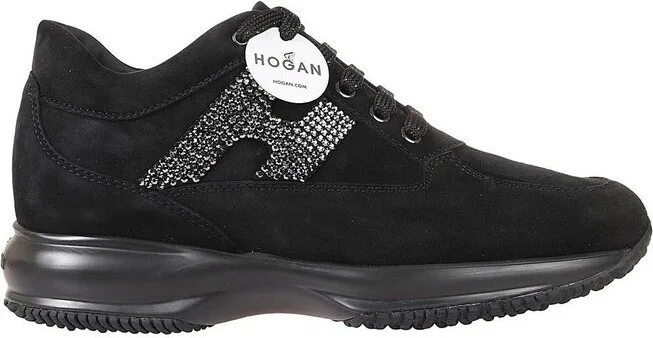 Hogan Interactive Embellished Lace-Up Sneakers